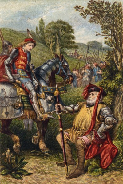 Shakespeare, Kong Henry den fjerde, første del, akt IV, scene 2 af English School